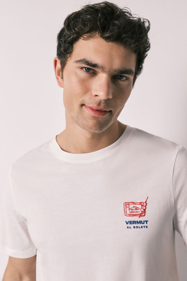 Women'secret Vermouth cotton men's short pyjamas beige