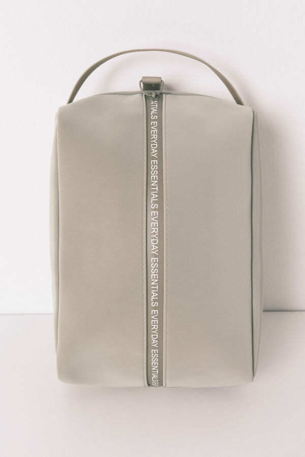 Women'secret Medium rubber khaki vanity case kaki