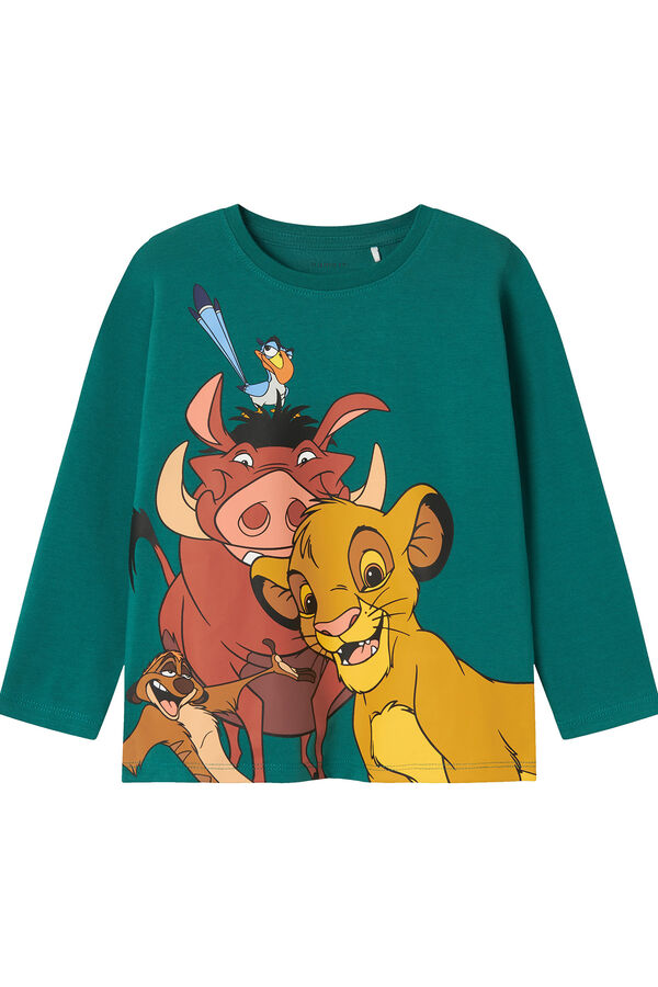 Name it Camiseta ni&ntilde;o Rey Le&oacute;n turquesa