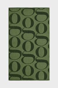 Gisela Jacquard-Handtuch mit Logo-Print