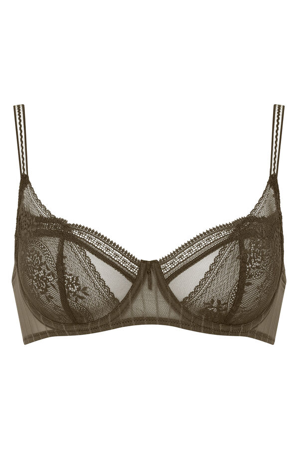 Womensecret Maddie corbeille bra in lace and tulle imprimé