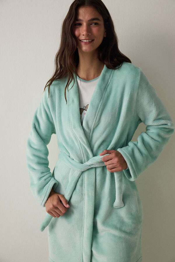 Penti O robe Sleep-In Fluffy  verde