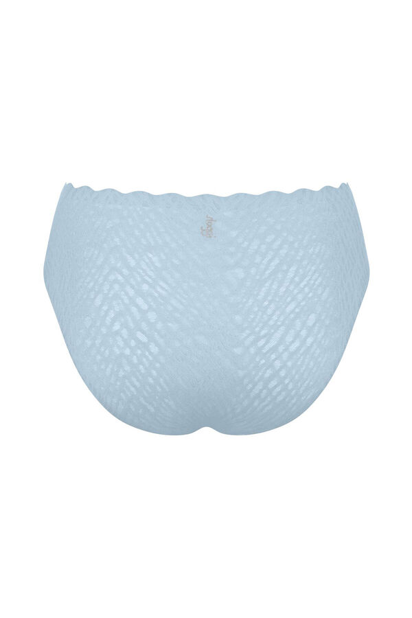 Sloggi Braga alta encaje invisible azul