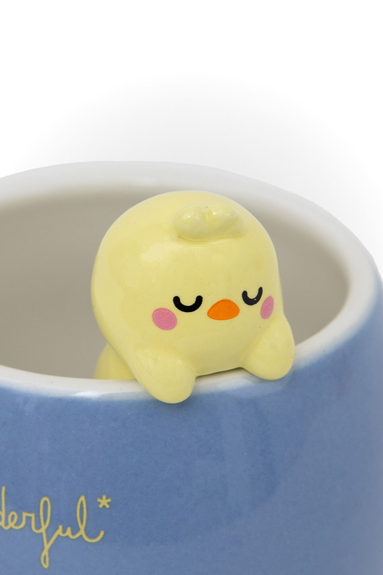 Mr. Wonderful Taza 3D Lazy pollito - Big dreams, tiny effort