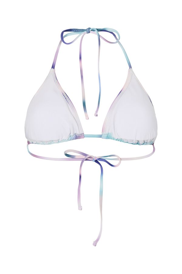 Pieces Bikini-Top Blau
