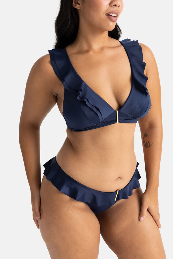 Womensecret Braguita de bikini brasileña azul