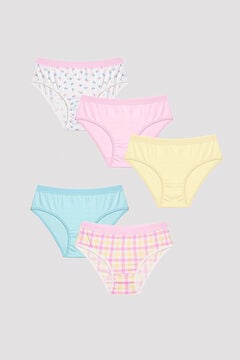 Womensecret 5-Piece Slip Panties printed