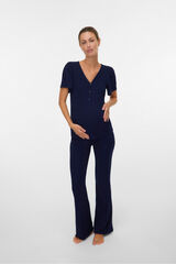 Mamalicious Pijama manga corta Maternity y lactancia azul