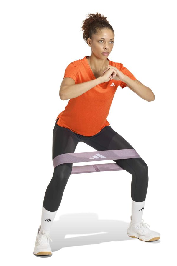 Adidas Camiseta deportiva pico Essentials naranja