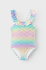 Womensecret Girls' multicoloured print swimsuit Plava