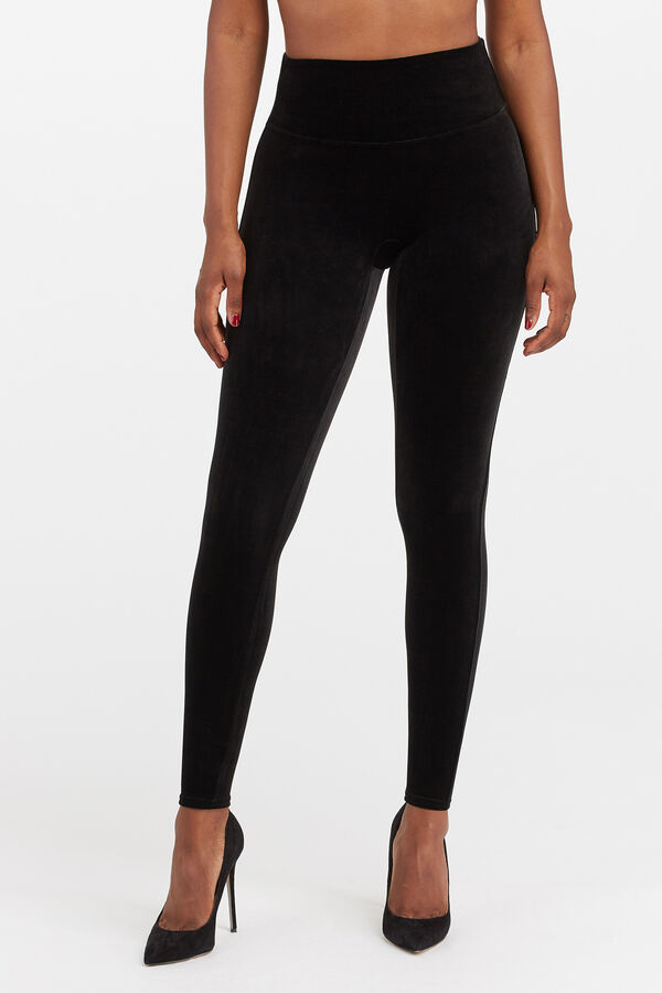 Womensecret Velvet shapewear leggings black
