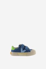 Victoria Multicoloured canvas kids' sneakers blue