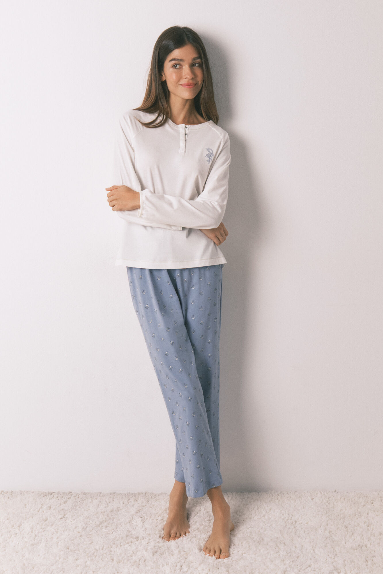 Women'secret Long pyjamas with floral trouser