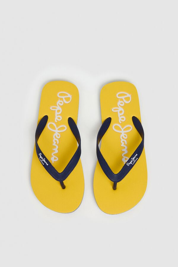 Pepe Jeans Bicolour striped sole sandals printed