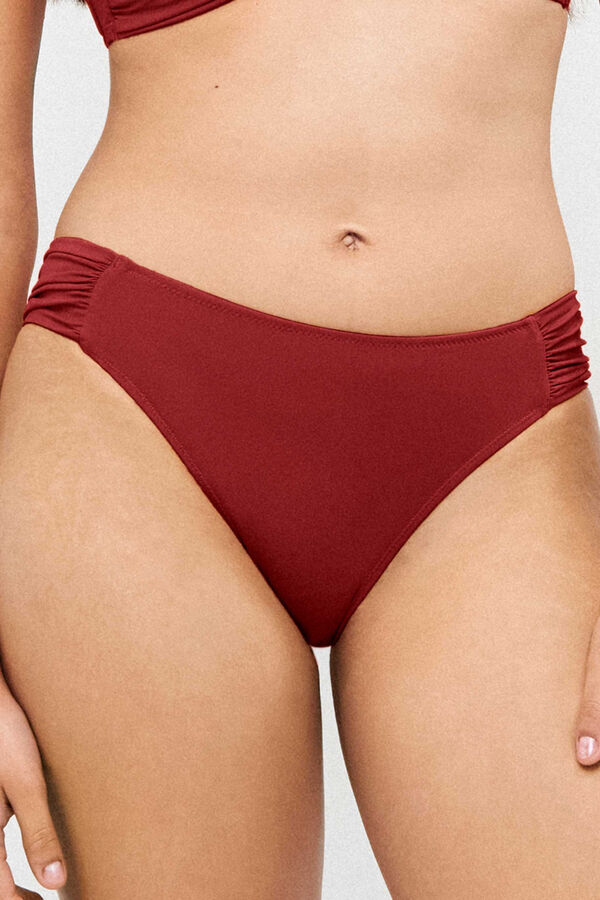 Gisela Klassischer Bikini-Slip Rot