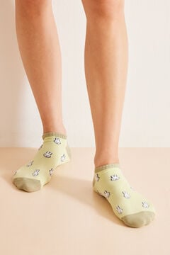 Womensecret Miffy-mintás rövid zoknik, 3 db-os csomag rávasalt mintás