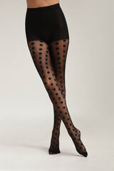 DIM Medias negras lunares Style negro