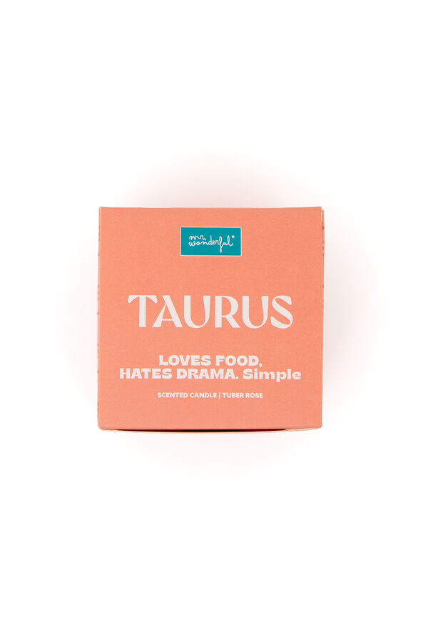 Mr. Wonderful Scented Candle - Taurus printed