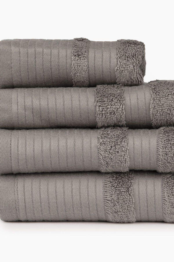 Womensecret Bamboo cotton bath towel grey