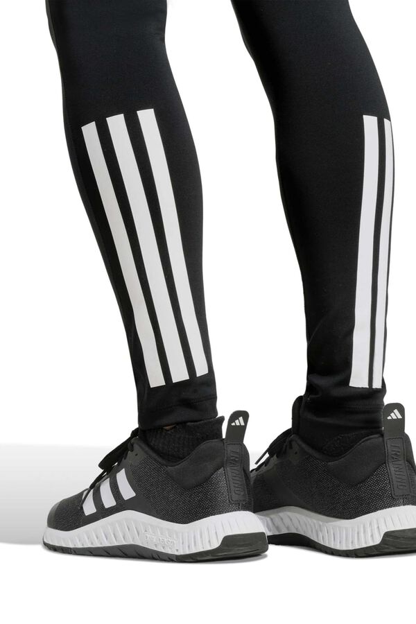 Adidas Mallas largas 3 bandas Hyperglam negro