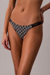 Calvin Klein Printed hip bikini bottoms grey