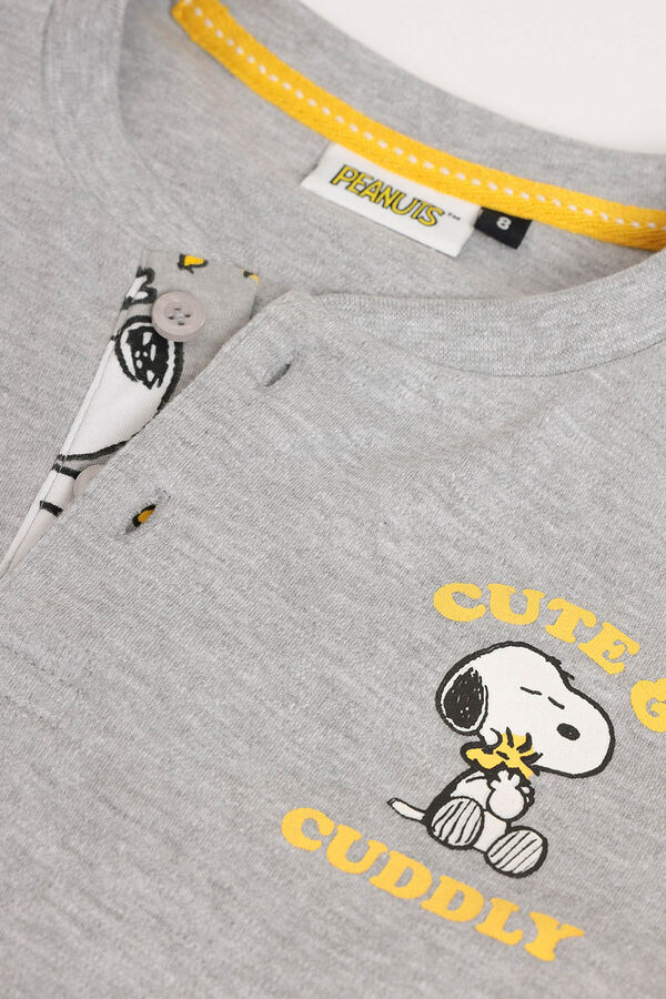 Admas Pijama Family Snoopy Funny para ni&ntilde;o&nbsp; gris