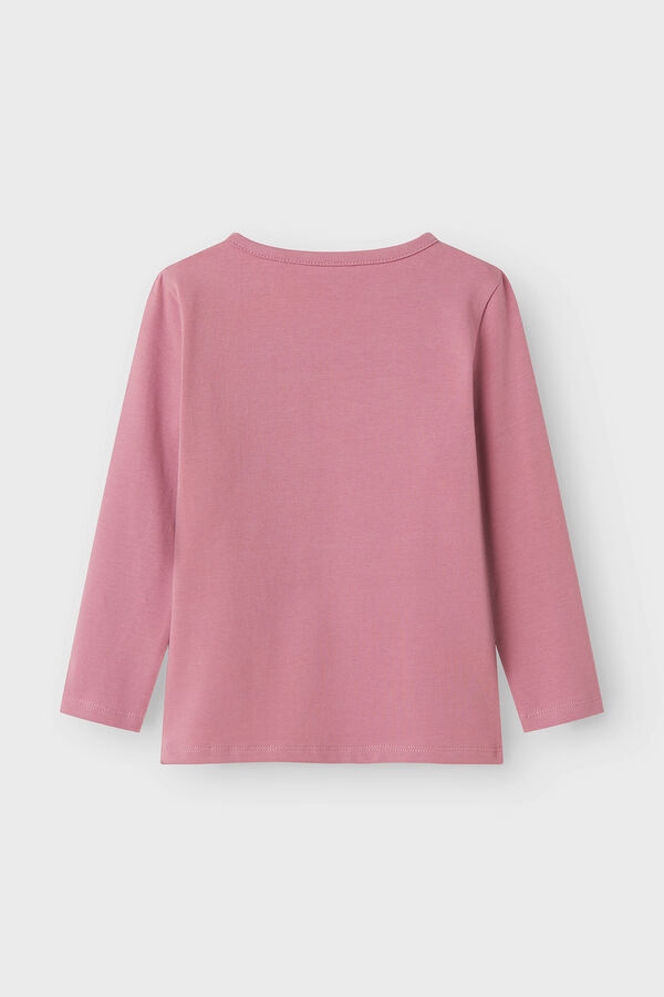 Name it Lilo & Stitch Glitzer-T-Shirt Rosa