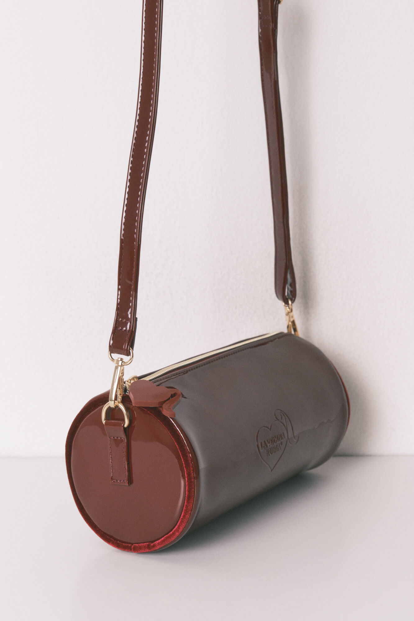 Sac Bandoulière Victoria’s Secret Neuf Avec étiquettes – Faux Cuir Clouté Blush – 68 $