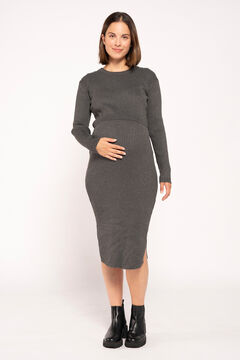 Womensecret Jersey-knit nursing dress gris