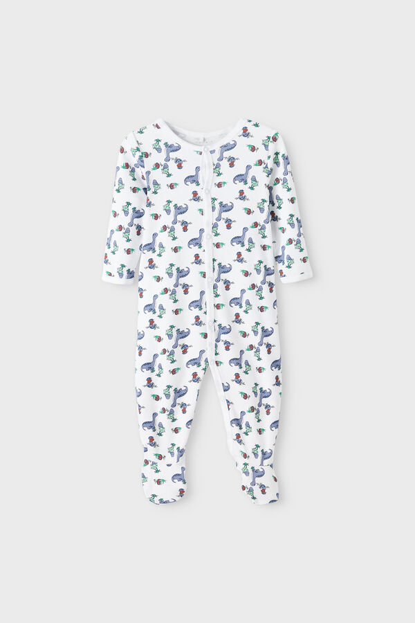 Womensecret Pack of two baby sleepsuits gris