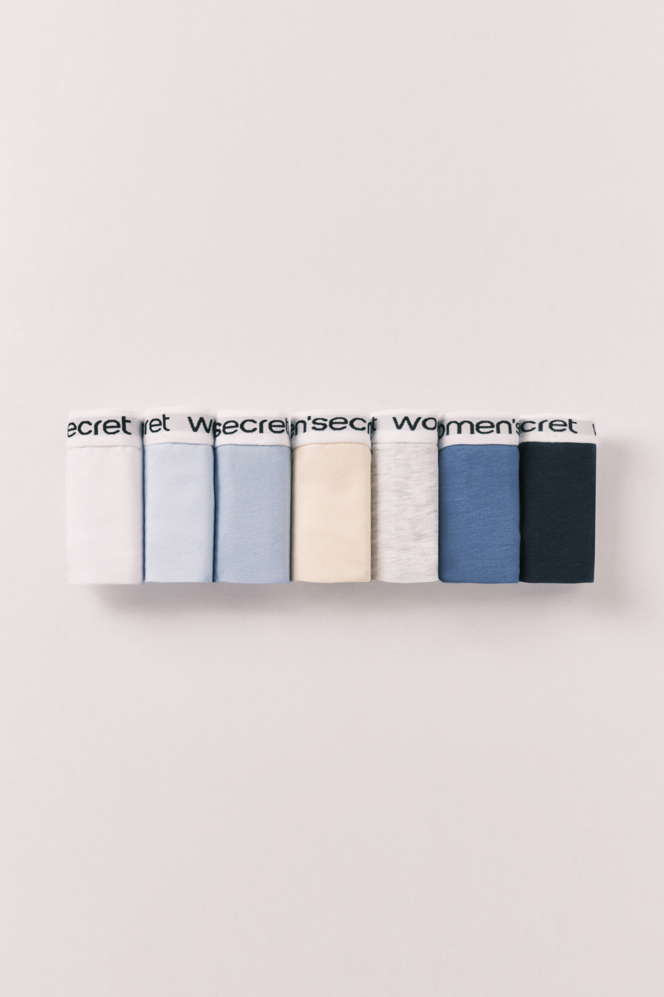 Women'secret Pack 7 tangas algod&oacute;n lisas logo