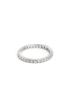 Womensecret Ring Riviere Silber Grau
