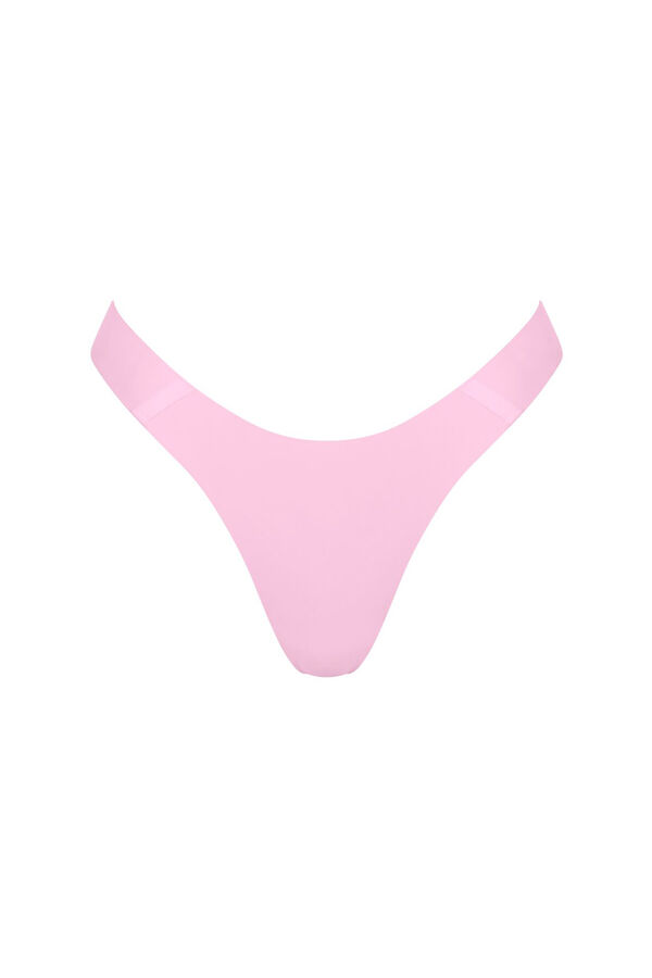 Sloggi Braga tanga microfibra sin costuras rosa
