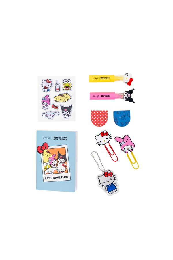 Mr. Wonderful Kit para decorar tu agenda Hello Kitty & Friends - Let's have fun! estampado