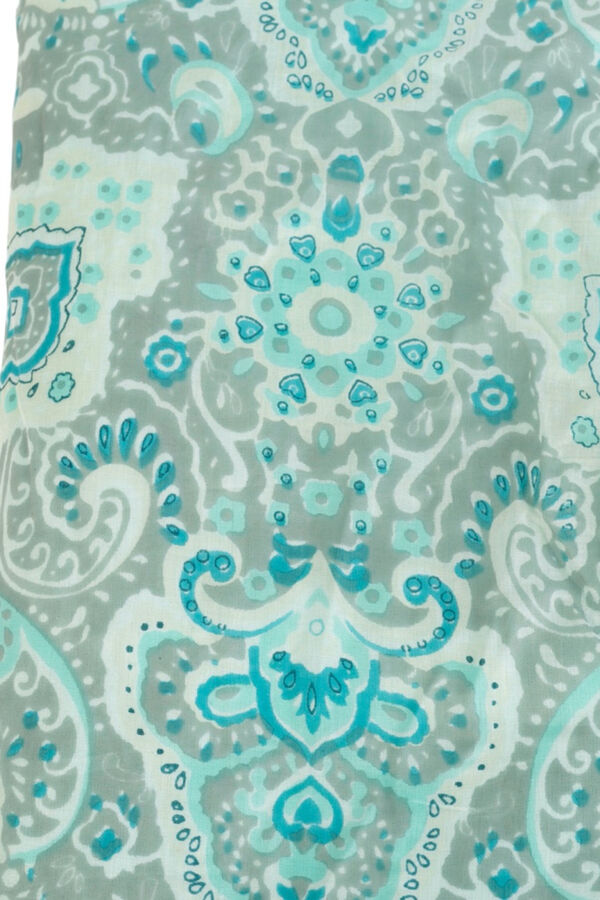 Kbas Par&eacute;o serviette en coton bleu