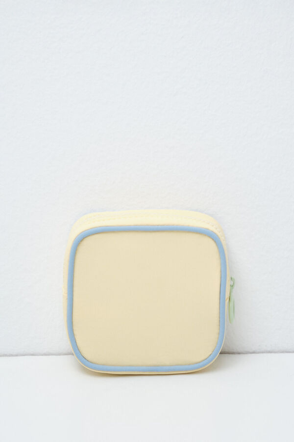 Women'secret Yellow square mini purse printed