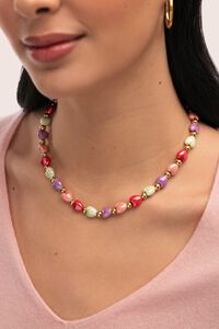 Singularu L'Amour Paris Halskette Stahl Gold