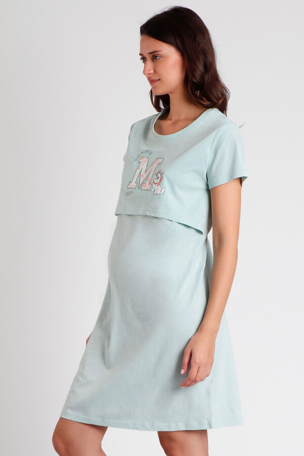Womensecret DISNEY Wonder Mum short-sleeved maternity camisole for women Blau