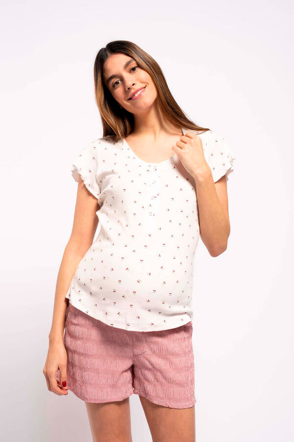 Womensecret Cherry print nursing pyjama set S uzorkom