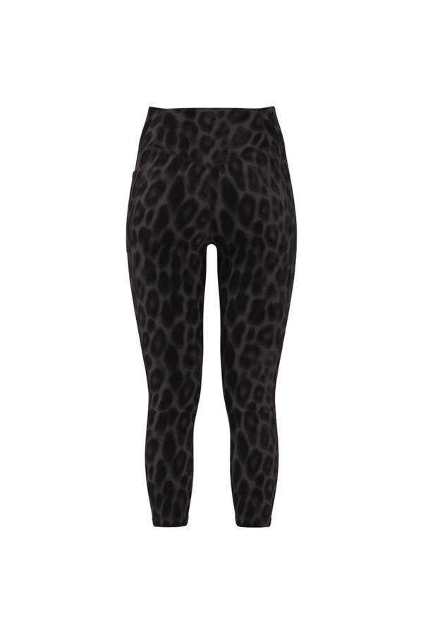 Adidas Mallas 7/8 deportivas animal print Optime marr&oacute;n