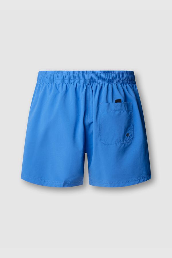 Pepe Jeans Solid colour drawstring regular swimwear blue