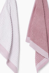 Womensecret 2-pack cotton towelling cloths pink