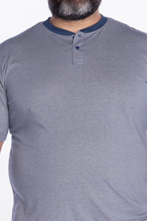 Punto Blanco Pijama corto de bamb&uacute;, Bionix azul