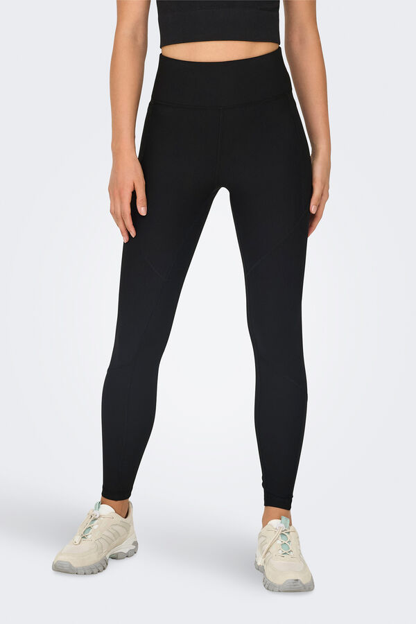 Only Play High waisted leggings with side pocket black