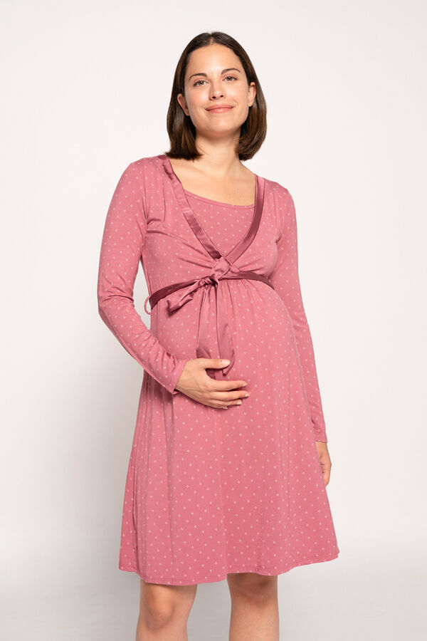 Ohma! Camis&oacute;n Lactancia Con Print Corbatero estampado