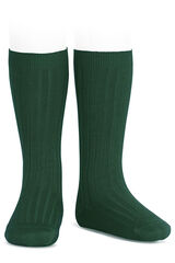 Condor Essentials ribbed high socks green