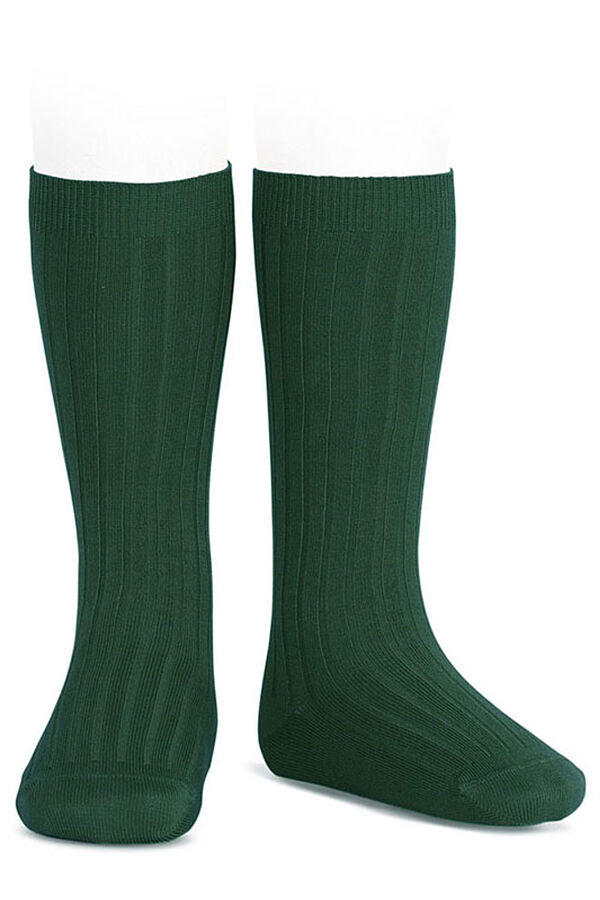 Condor Essentials ribbed high socks green