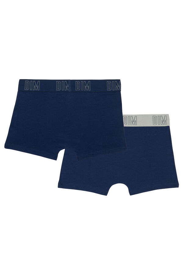 Womensecret Pack of 2 boys' hypoallergenic, dermatologically tested boxers  bleu