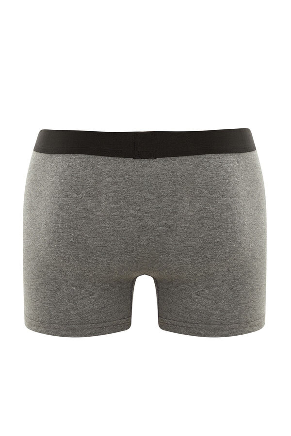 Trendyol Pack 5 boxers grises&nbsp; estampado