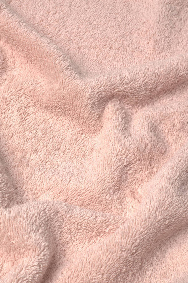 Womensecret Toalha lavatório friso algodão egípcio 50 x 90 cm. rosa